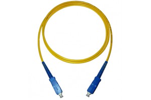 SC to SC, Singlemode 9/125um, simplex, 3.0mm x 1 cable, 1 meter